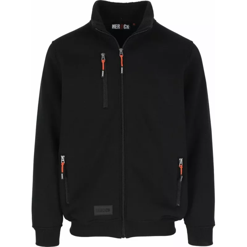 Sweat zippé noir OTAR Sweat zippé noir OTAR