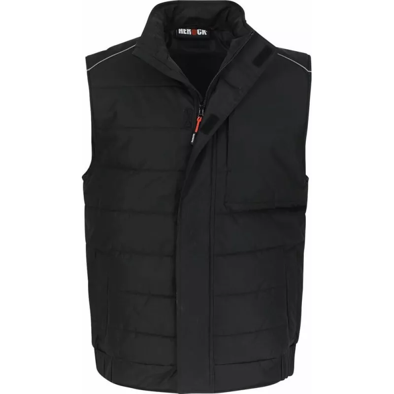 Gilet sans manche matelassé - multipoches noir DIOMEDES Gilet sans manche matelassé - multipoches noir DIOMEDES