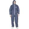 Combinaison de protection jetable SPP avec capuche 50 g/m² bleu XL Combinaison de protection jetable SPP avec capuche 50 g/m² bleu XL