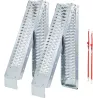 Rampes acier pliables 440kg 1900mm avec sangles - lot de 2 pcs