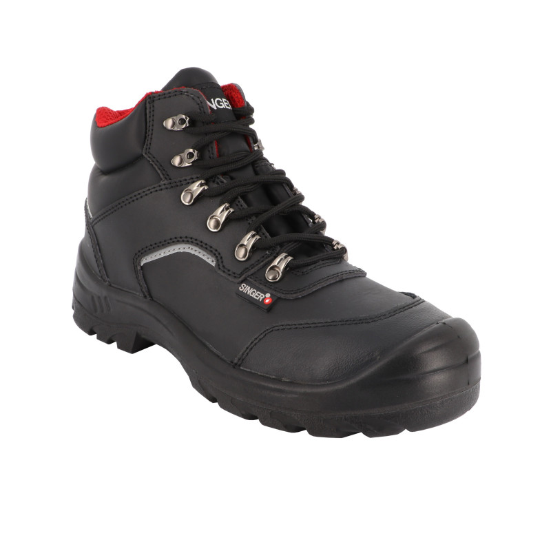 S3 SRC. Chaussures hautes cuir croûte lisse S3 SRC. Chaussures hautes cuir croûte lisse