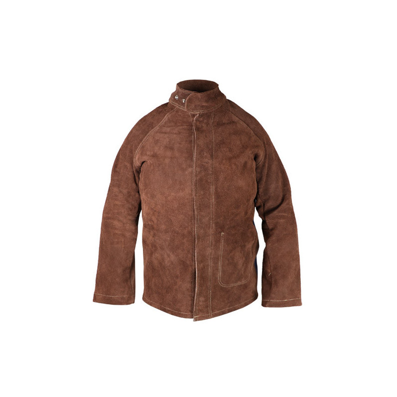 Veste de soudeur en cuir croûte supérieure de bovin