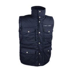 Gilet polyester/coton. Multi-poches.