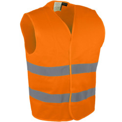 Gilet haute visibilité. Polyester. Fermeture auto-agrippante