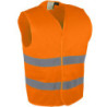Gilet haute visibilité. Polyester. Fermeture auto-agrippante Gilet haute visibilité. Polyester. Fermeture auto-agrippante