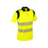 Polo jaune.  55% coton / 45% polyester.170 gm2.