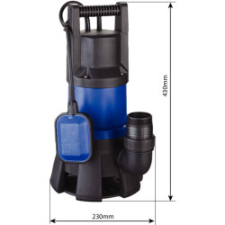 Pompe à eau immergée automatique PVC 230V 1300W avec flotteur