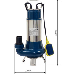 Pompe à eau immergée automatique fonte 230V 1100W avec flotteur