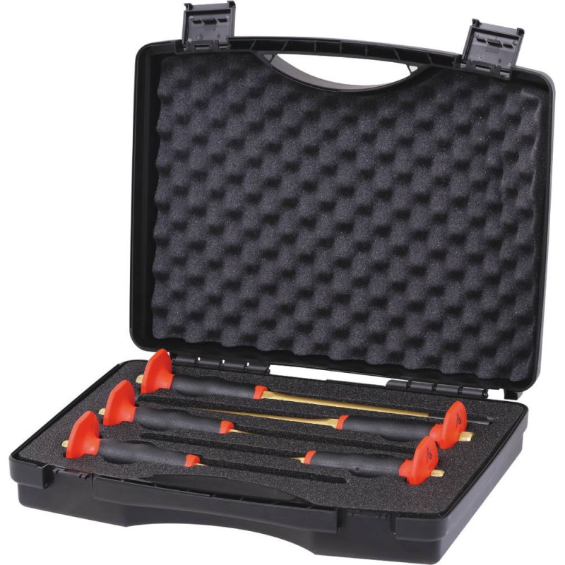 Chasse-goupilles 8-10-12-14-16mm de 225 à 290mm avec manche bi matière - coffret de 5 pcs