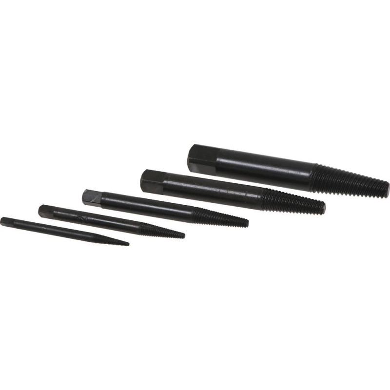 Extracteur de vis cassée 3,6 à 11mm - boîte de 5 pcs