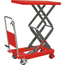 Table élévatrice mobile double ciseau 350kg levée max 1,3m