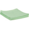 Microfibre 320 g/m² 400x400mm verte pour vitre