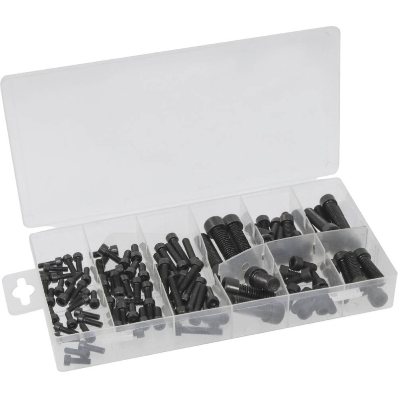 Vis 6 pans tête creuse de M4 à M10 - coffret de 106 pcs