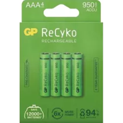 Piles rechargeables Ni-Mh  AAA 950mAh