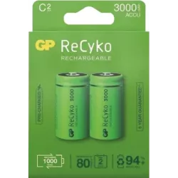 Piles rechargeables Ni-Mh  C 3000mAh