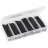 Assortiment de gaine thermorétractable 100mm 2:1 noire - Coffret de 170 pcs