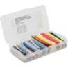 Gaine thermorétractable 2:1 multicolore 90mm - Coffret de 180 pcs