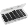 Gaine thermorétractable 100mm 3:1 noire - Coffret de 87 pcs