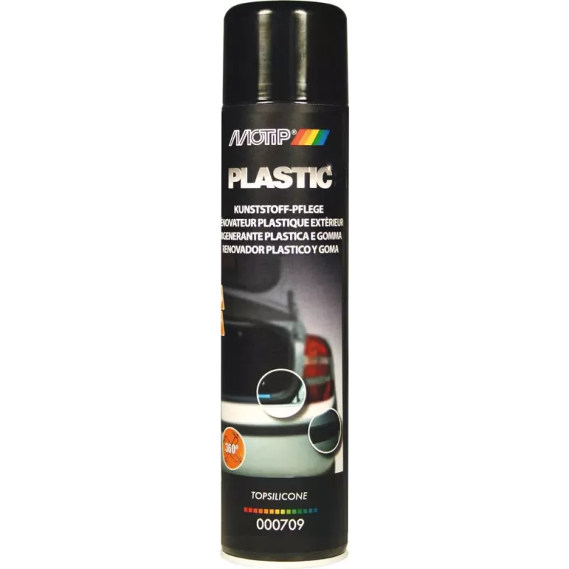 Rénovateur plastique/caoutchouc extérieur - aérosol de 600ml