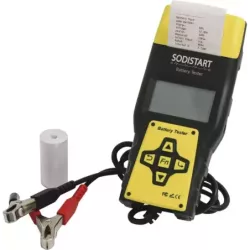 Testeur de batterie digital 12/24V avec imprimante/test de charge/démarrage
