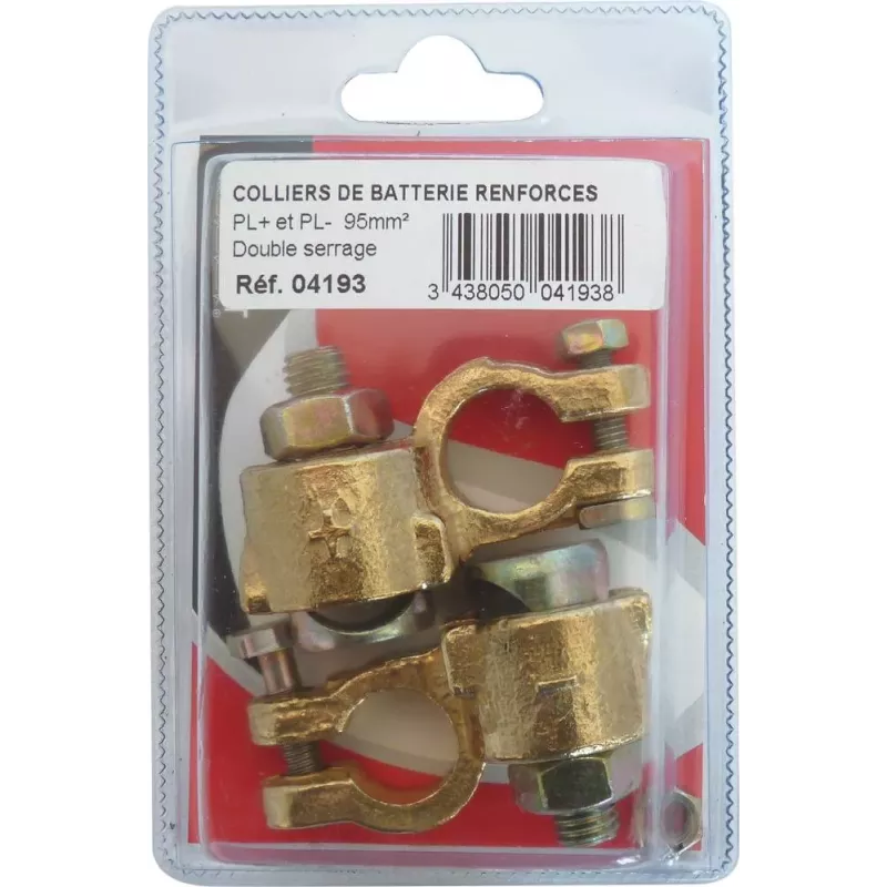 Collier de batterie PL double serrage renforcé 95mm²