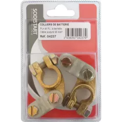 Collier de batterie PL à barrette double serrage 90mm²