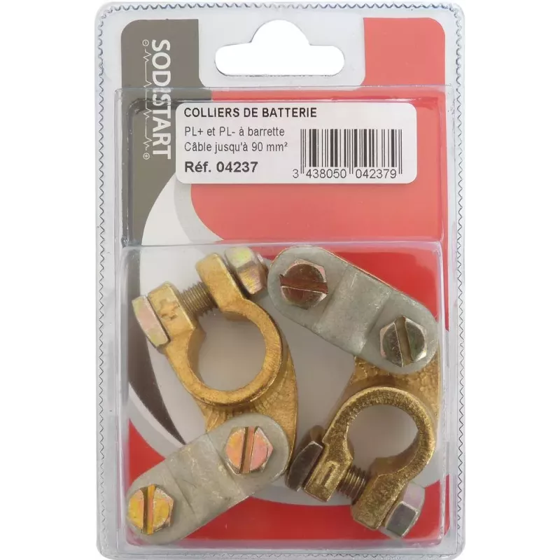 Collier de batterie PL à barrette double serrage 90mm²