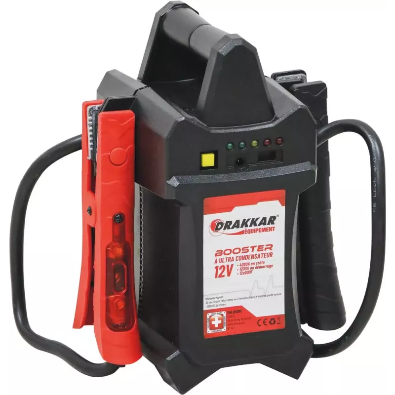 Booster portable 12V à ultra-condensateurs Booster portable 12V à ultra-condensateurs