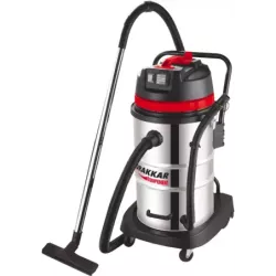 Aspirateur eau et poussière 50L 230V 1200W cuve inox basculante/prise électroportatif