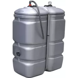 Cuve de stockage gasoil PEHD double paroi 750L