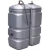 Cuve de stockage gasoil PEHD 750L double paroi pré-équipée