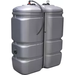 Cuve de stockage gasoil PEHD double paroi 1000L