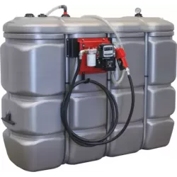 Cuve de stockage gasoil PEHD double paroi 2000L