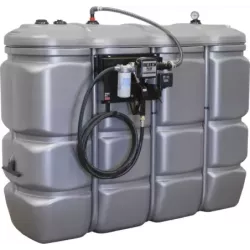 Cuve de stockage gasoil PEHD double paroi 2000L