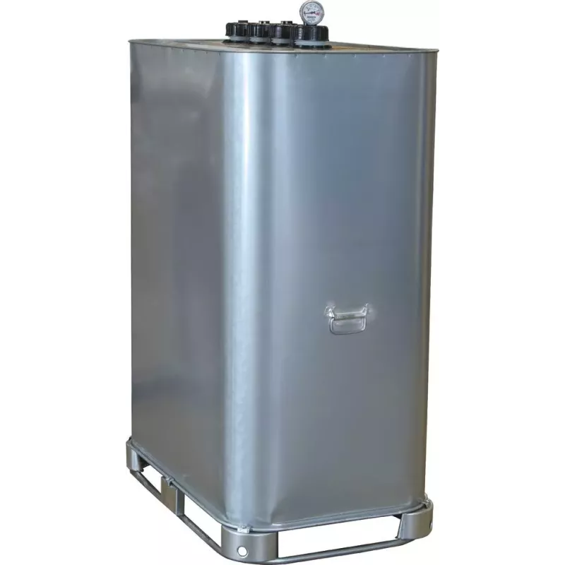 Cuve de stockage gasoil galvanisée double paroi 1000L