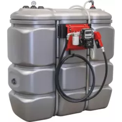 Cuve de stockage gasoil PEHD double paroi 1500L