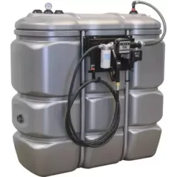 Cuve de stockage gasoil PEHD double paroi 1500L