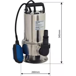 Pompe à eau immergée automatique inox 230V 750W avec flotteur