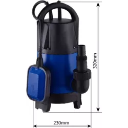 Pompe à eau immergée automatique PVC 230V 550W avec flotteur