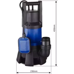 Pompe à eau immergée automatique PVC 230V 1300W avec flotteur