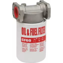 Filtre à gasoil avec support 1" et filtre 10μ femelle 3/4"