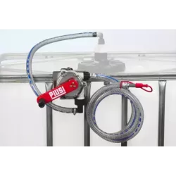 Pompe rotative AdBlue® avec tuyau de refoulement 38 l/min + kit fixation pour IBC