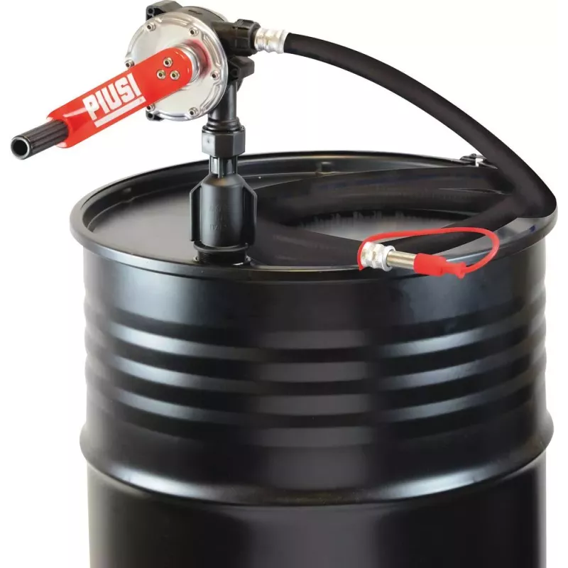 Pompe à huile rotative avec tuyau flexible canne plastique