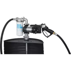 Pompe électrique essence 230V 50 l/min ATEX pour fût - en kit pistolet/tuyau