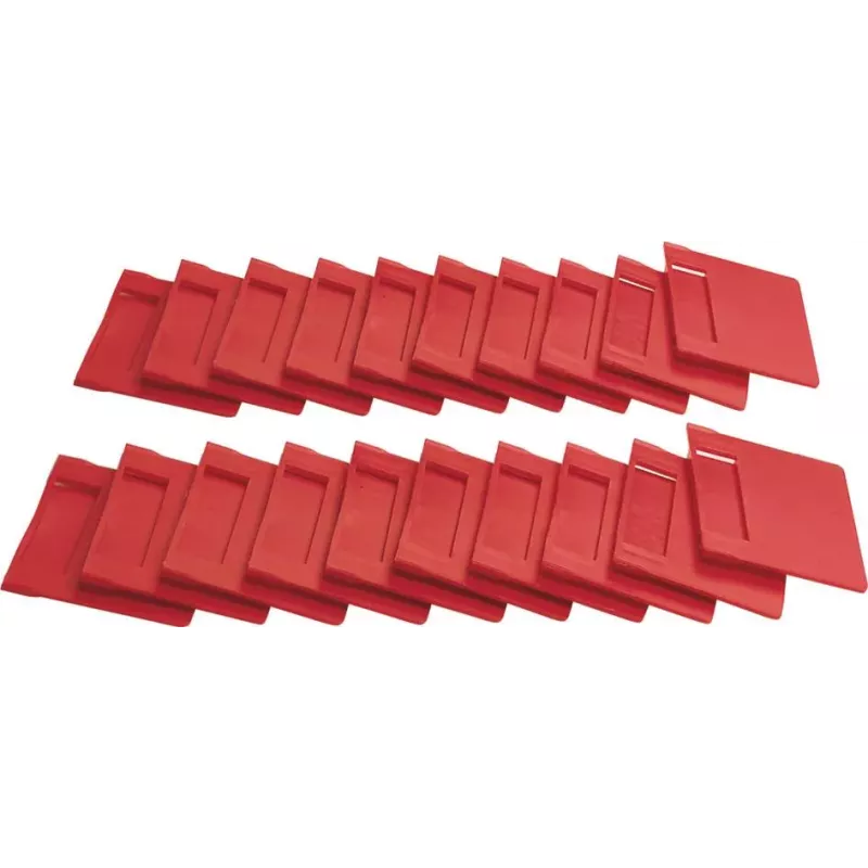 Séparateur rouge pour boîte à bec réf.09044 103x79mm - lot de 20 pcs