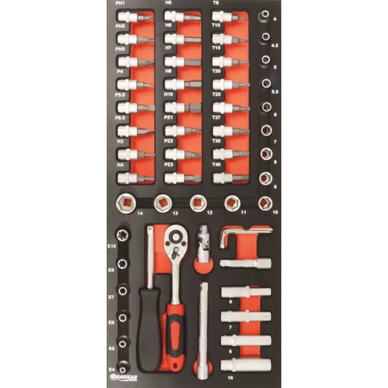 Module mousse plein - finition métal