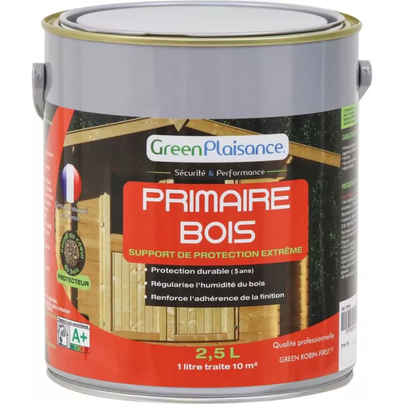 Primaire bois incolore - pot de 2,5L