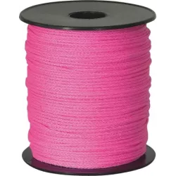 Cordeau tresse polypropylène 2mm 200m fluo rose - bobine